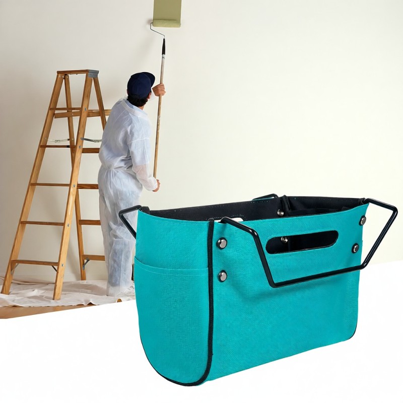 Intérieur du sac outil avec élastiques de maintien