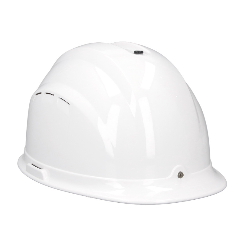 Casque de chantier ventilé Irovami - détail écran numérique et phare LED