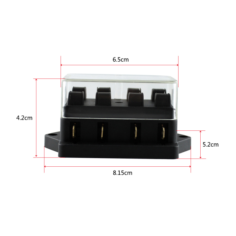 Boîte porte-fusibles Irovami 4 voies vue générale