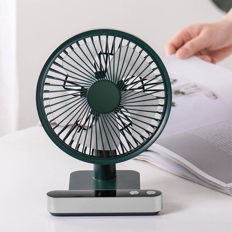 Mini ventilateur de bureau Irovami blanc - vue complète