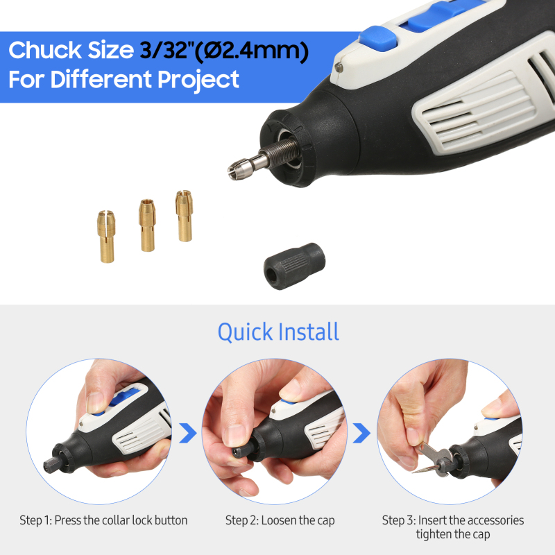 Installation rapide des accessoires