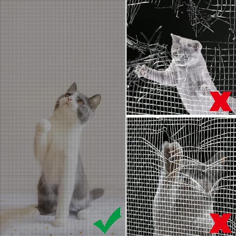 Moustiquaire porte coulissante animaux