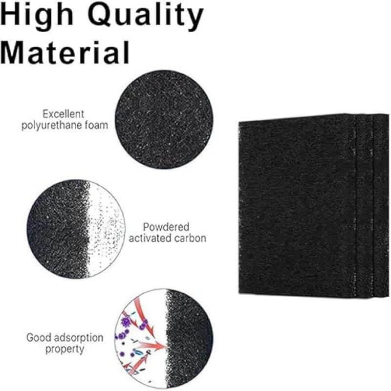 Filtre à charbon pour bac à litière Irovami - détail du filtre