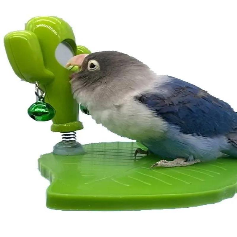 Juguete multifuncional para jaula de loros