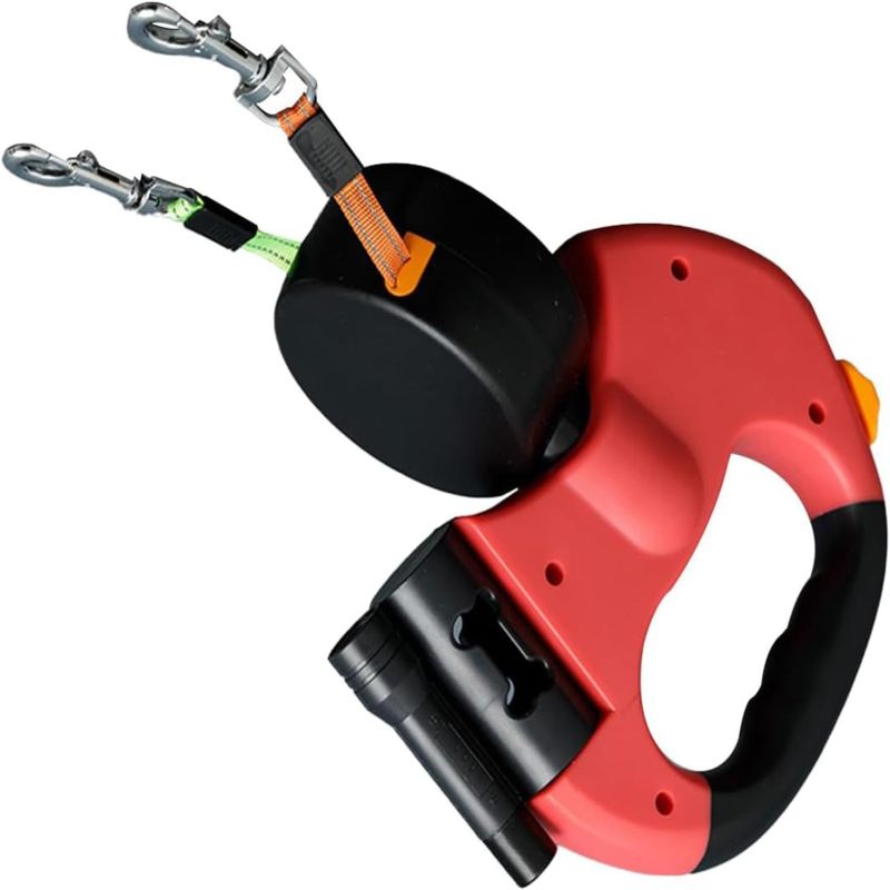 Laisse double rétractable Irovami - vue complète