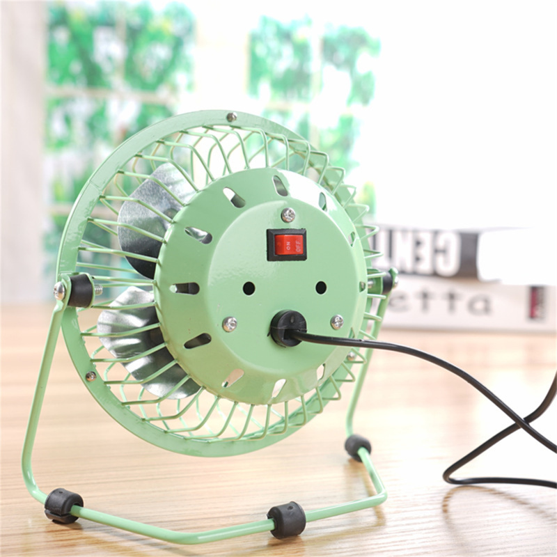 Mini ventilateur de table USB vue de côté