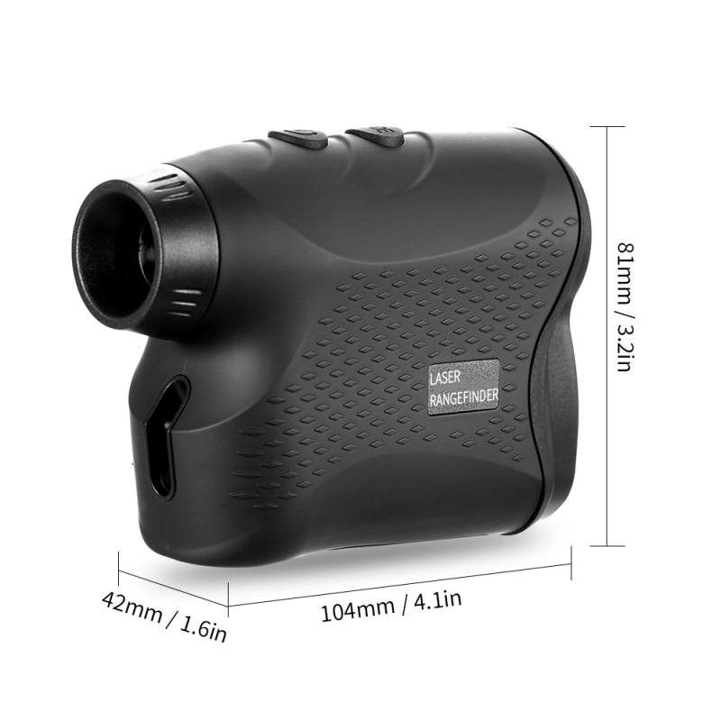 Dimensions : 104mm x 81mm x 42mm - Télémètre compact