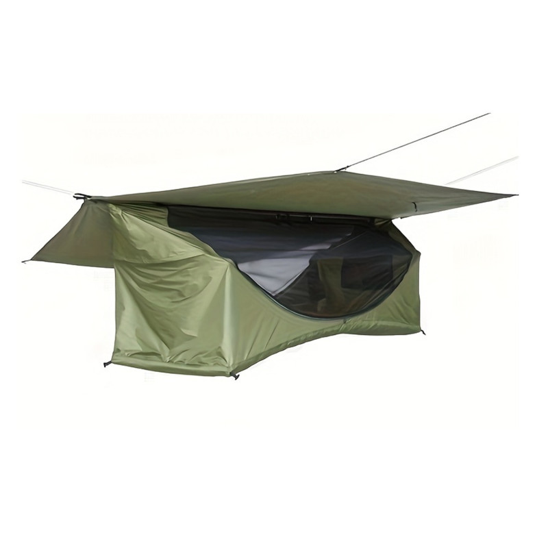 Hamaca con colchón inflable y mosquitera - descripción general