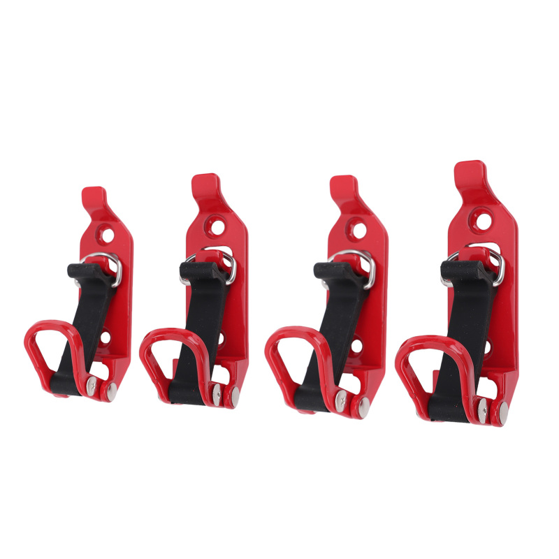 Supports fixation pelle Irovami kit 4 rouges
