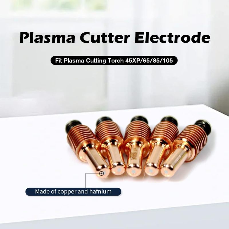 Instalación del electrodo en una antorcha de plasma