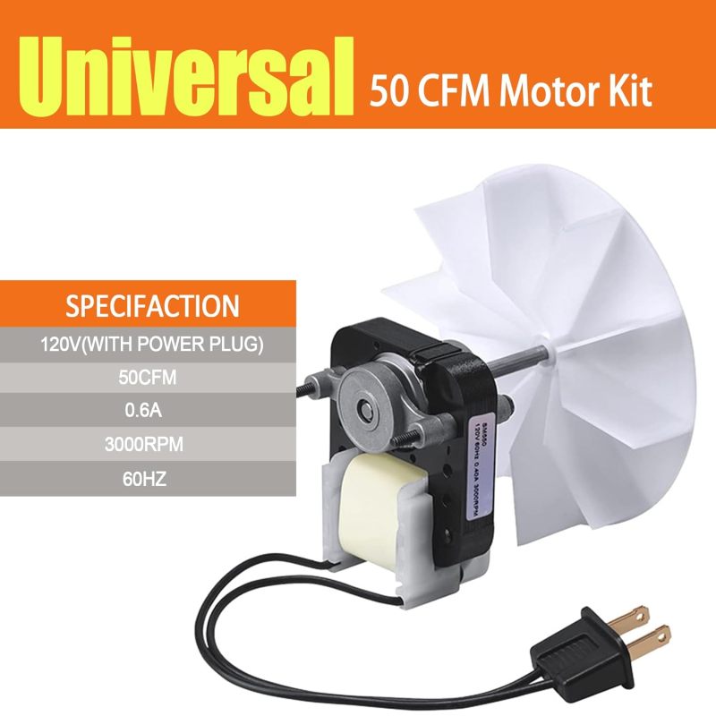 Kit moteur de remplacement pour ventilateur de salle de bain Irovami - vue complète
