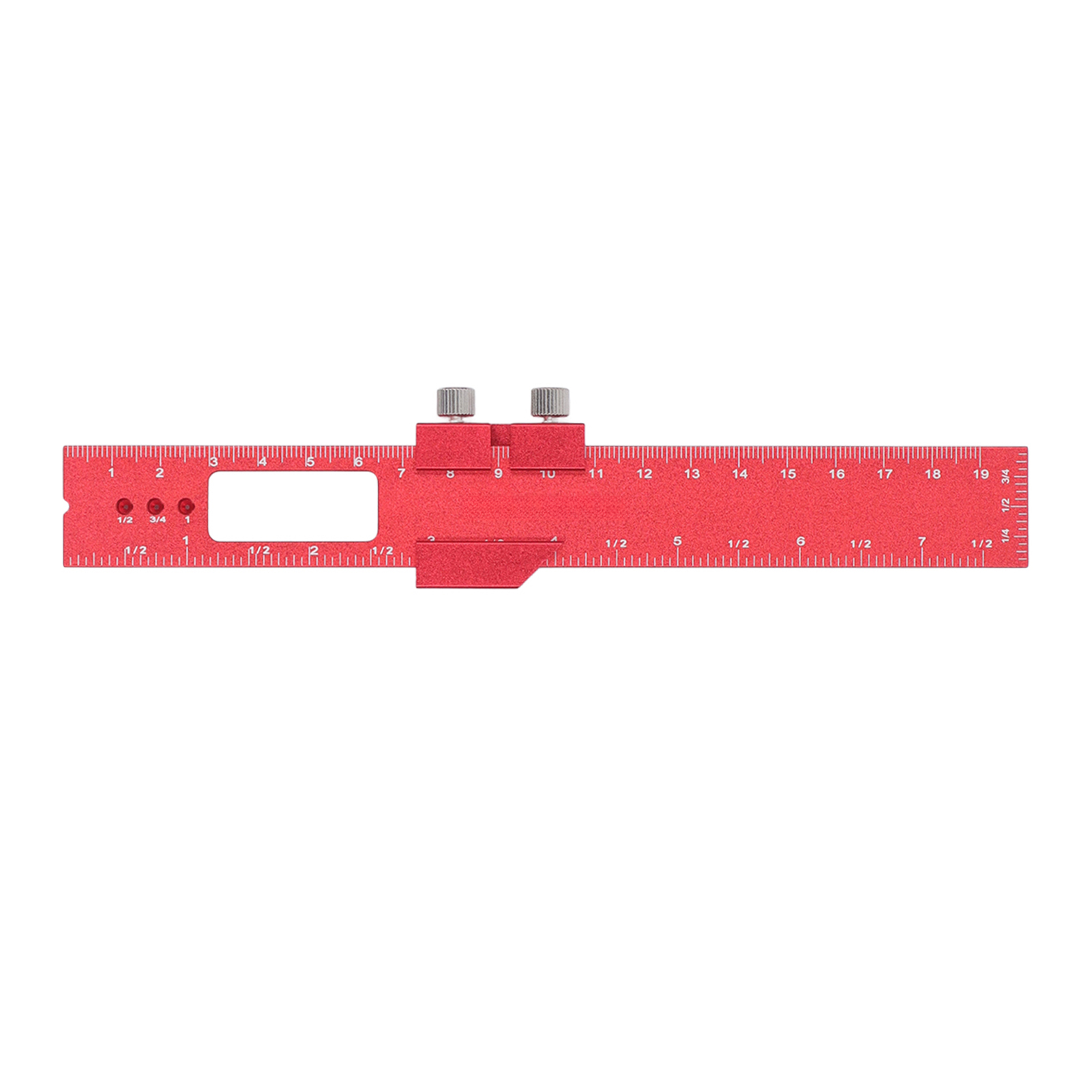 Aluminum Alloy Woodworking Ruler Stop, 11.8inch Steel Precision Scriber & Marking Gauge Woodworking Tools