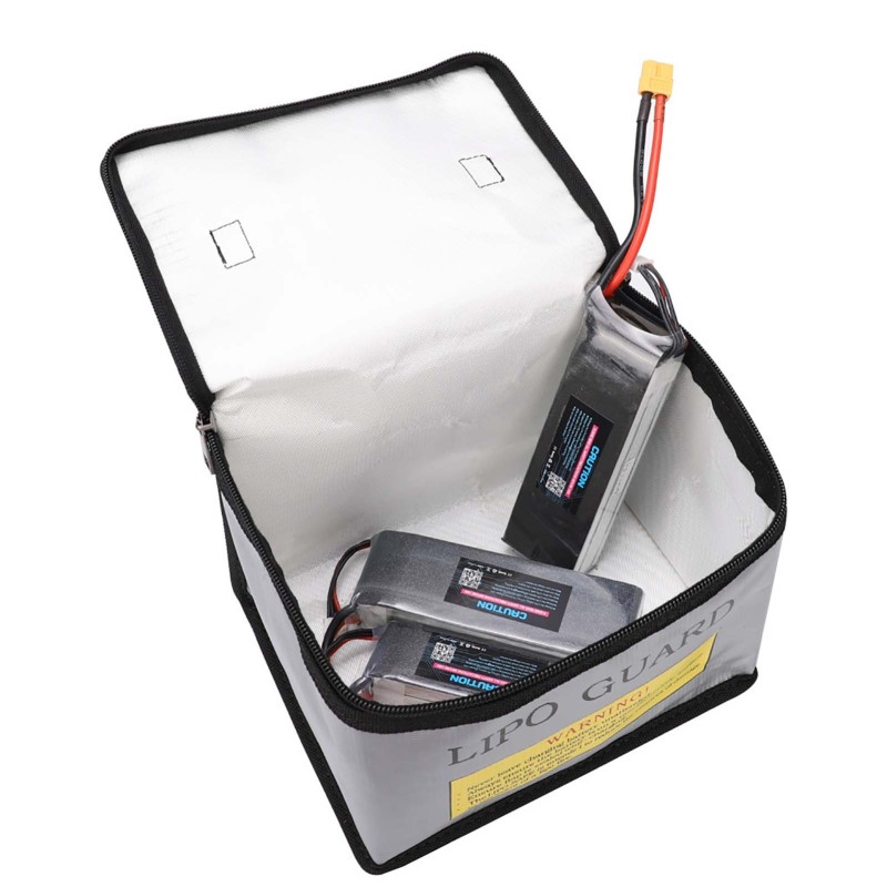 Bolsa de seguridad para baterías LiPo de fibra de vidrio Irovami