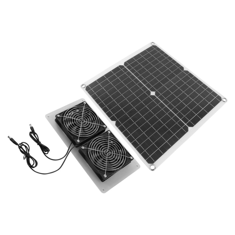 Kit ventilateur solaire 25W Irovami - détail