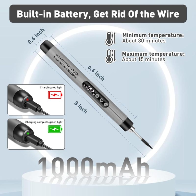 Soldador inalámbrico USB-C - Descripción general
