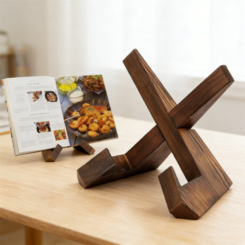 Soporte de madera para libros - Descripción general